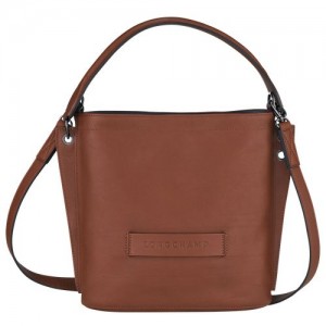 Longchamp 3D Crossbody bag Cognac | PMKASHR-26