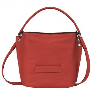 Longchamp 3D Crossbody bag Terracotta | GPJKTYU-78