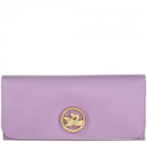 Longchamp Box-Trot Long continental wallet Lilac | SJDGRZW-97