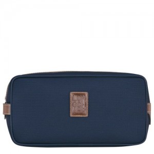 Longchamp Boxford Toiletry case Blue | UKTMXWA-30