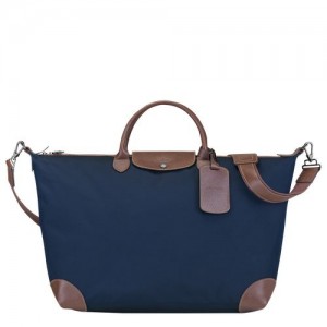 Longchamp Boxford Travel bag L Blue | KPACHTX-19