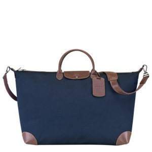 Longchamp Boxford Travel bag XL Blue | SDRAEQL-95