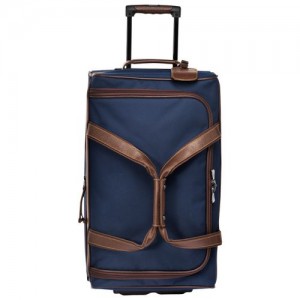 Longchamp Boxford Wheeled duffle bag Blue | ZJIOBTX-13