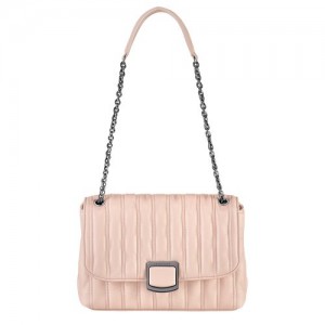 Longchamp Brioche Crossbody bag M Powder | UTAZBMH-61