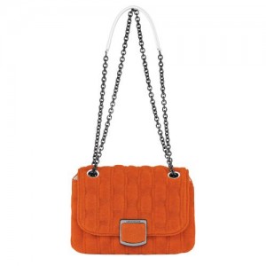 Longchamp Brioche Eponge Crossbody bag S Orange | YFKAXLR-02