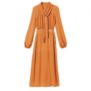 Longchamp Dress Saffron | FIOMJCQ-40