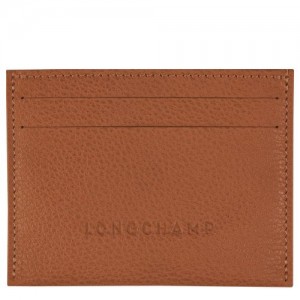 Longchamp Le Foulonne Cardholder Caramel | ASCIQKR-62