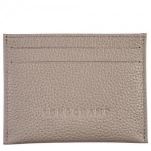 Longchamp Le Foulonne Cardholder Turtledove | PFLZCYV-04