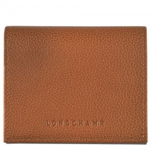 Longchamp Le Foulonne Coin purse Caramel | XDSZFCB-81