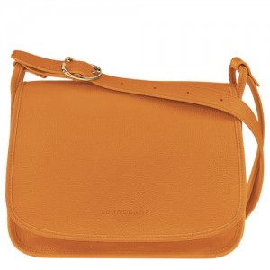 Longchamp Le Foulonne Crossbody bag L Saffron | QKBJIPH-13