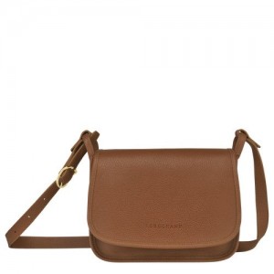 Longchamp Le Foulonne Crossbody bag M Caramel | HPNXOMB-86