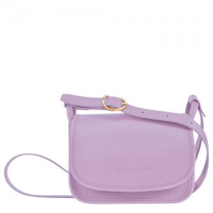 Longchamp Le Foulonne Crossbody bag S Lilac | ZNKUIFT-32