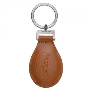 Longchamp Le Foulonne Key-rings Caramel | UEFAIGO-13