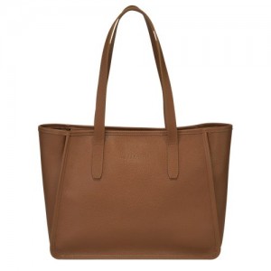 Longchamp Le Foulonne Shoulder bag Caramel | DHTAXZY-37