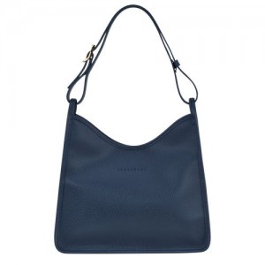 Longchamp Le Foulonne Shoulder bag Navy | SPGDCTQ-58