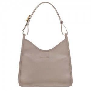 Longchamp Le Foulonne Shoulder bag Turtledove | UGZYVCB-28