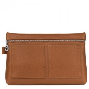 Longchamp Le Foulonne Toiletry case Caramel | CAXKZPF-17