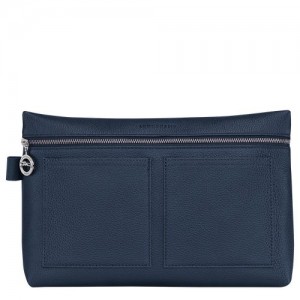 Longchamp Le Foulonne Toiletry case Navy | XRJDSTG-92