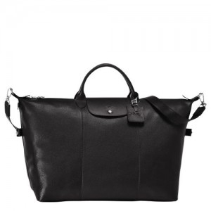 Longchamp Le Foulonne Travel bag XL Black | VROLWGQ-32