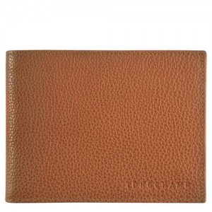 Longchamp Le Foulonne Wallet Caramel | WVZACPH-94