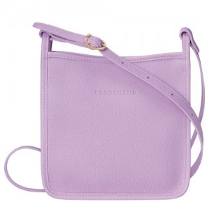 Longchamp Le Foulonne Zipped crossbody bag S Lilac | TAFHJPY-54