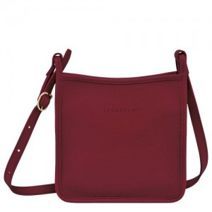 Longchamp Le Foulonne Zipped crossbody bag S Red | YHIUXBR-31