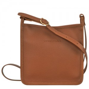 Longchamp Le Foulonne Zipped crossbody bag S Caramel | DUCHGSA-80