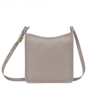 Longchamp Le Foulonne Zipped crossbody bag L Turtledove | QAOXNKZ-12