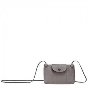 Longchamp Le Pliage Cuir Crossbody bag Turtledove | JAWHDEZ-26