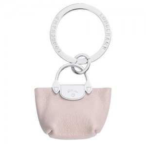 Longchamp Le Pliage Cuir Key-rings Pliage Pale Pink | VAHOZKU-34