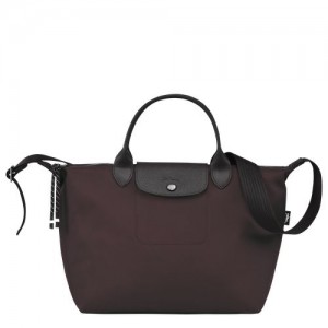 Longchamp Le Pliage Energy Top handle bag M Burgundy | NDSUMBF-04