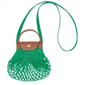 Longchamp Le Pliage Filet Crossbody bag XS Green | PTIFHCN-63