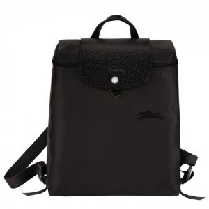 Longchamp Le Pliage Green Backpack Black | RPGWOHI-59