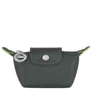 Longchamp Le Pliage Green Coin purse Graphite | JAHGQSM-41