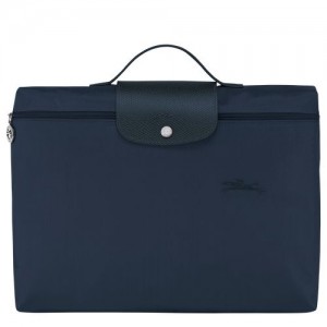 Longchamp Le Pliage Green Document folder Navy | UIZVYDF-95