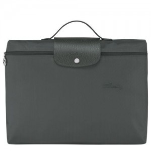 Longchamp Le Pliage Green Document folder Graphite | NAVORYU-26