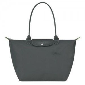 Longchamp Le Pliage Green Shoulder bag L Graphite | VQMABUF-40