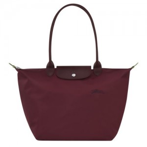 Longchamp Le Pliage Green Shoulder bag L Burgundy | WFVXKNC-28