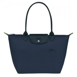 Longchamp Le Pliage Green Shoulder bag S Navy | AZCVHES-67