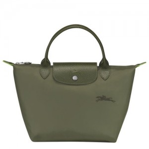 Longchamp Le Pliage Green Top handle bag S Forest | UTJLZQM-34