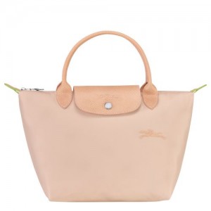 Longchamp Le Pliage Green Top handle bag S Flowers | YRETSJU-35