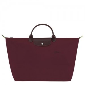 Longchamp Le Pliage Green Travel bag L Burgundy | SMEFGZT-40