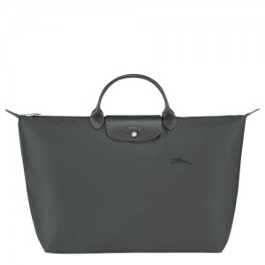 Longchamp Le Pliage Green Travel bag L Graphite | IVEJWBK-34