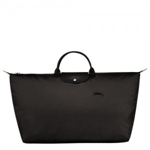 Longchamp Le Pliage Green Travel bag XL Black | USFHWKN-49