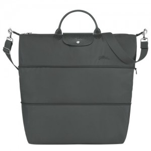 Longchamp Le Pliage Green Travel bag expandable Graphite | ZIXGMQC-50