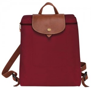 Longchamp Le Pliage Original Backpack Red | RSQOUVH-48