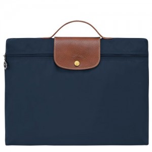 Longchamp Le Pliage Original Briefcase S Navy | MJPFNWK-65