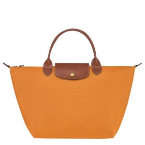 Longchamp Le Pliage Original Top handle bag M Saffron | RPMSYBE-48