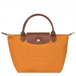 Longchamp Le Pliage Original Top handle bag S Saffron | EOVIDQW-03