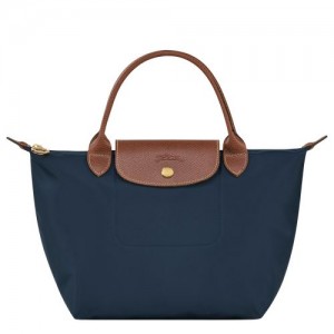 Longchamp Le Pliage Original Top handle bag S Navy | KCTMVQH-68